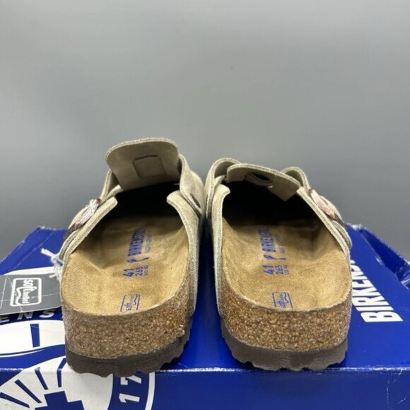 Birkenstock Boston taupe suede mule clogs - Picture 9 of 9